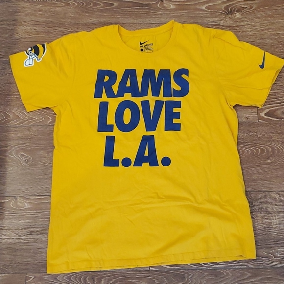 la rams nike shirt